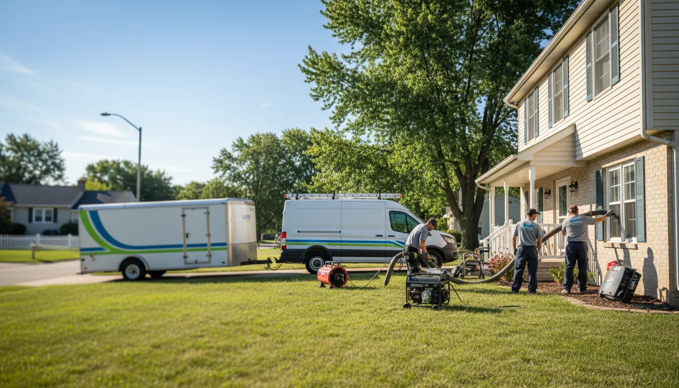 Flooded Basement Restoration And Cleanup With Repair in Mindenmines, MO near me